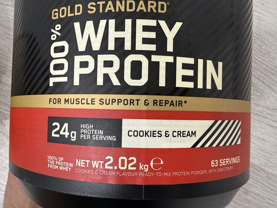 Optimum Nutrition Whey Cookies&Cream 2.02kg odzywka bialkowa