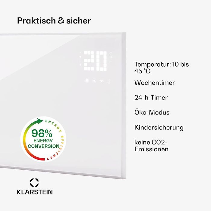 Інфрачервоний обігрівач настінний  Wonderwall Smart Bornholm 480W