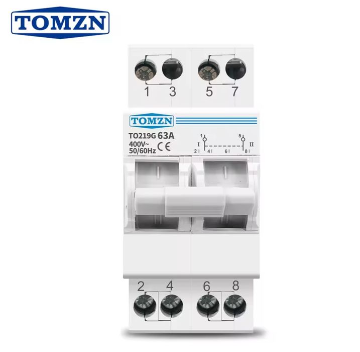 Реле напряжения, ввод резерва, TOMZN 63SW, TOB9-VAP, TOVPD1