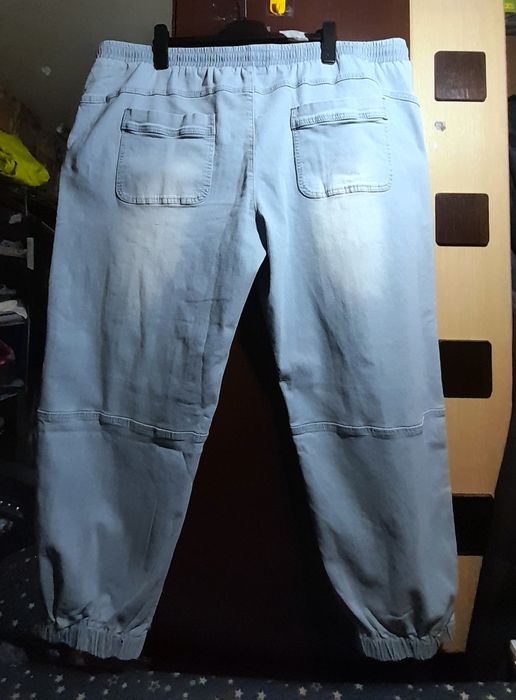 Ого-го какой размерчик новые джинсы джоггеры батал  6XL