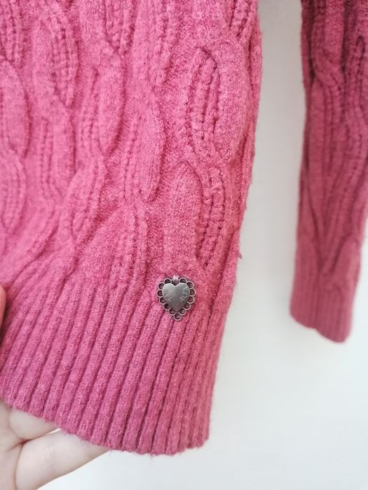 Camisola de Malha Rosa Velho