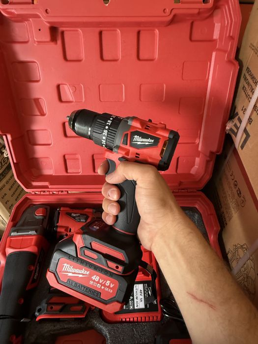 Набор аккумуляторного инстумента 3 в 1 Milwaukee SET3 | 48V | 5.0 A/h