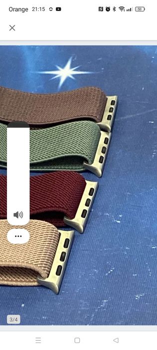 Nylonowe paski pasek do APPLE WATCH 2-9 38MM 40MM 41MM 4 S