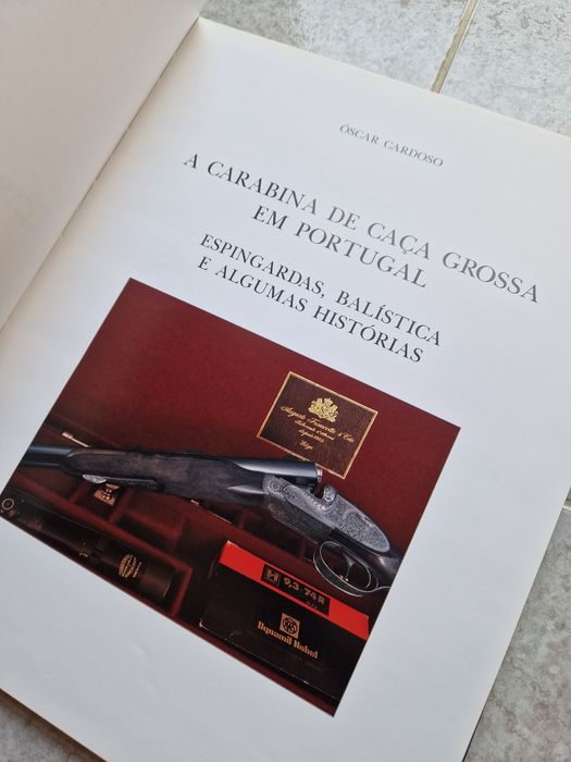 Livro  Carabina Caça Grossa em Portugal