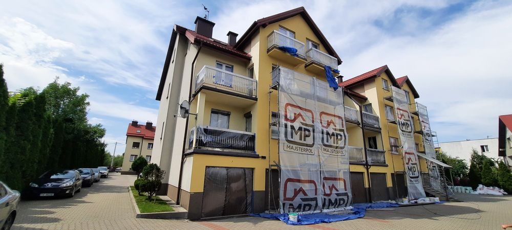 Mycie malowanie elewacji budynków,mycie malowanie dachow