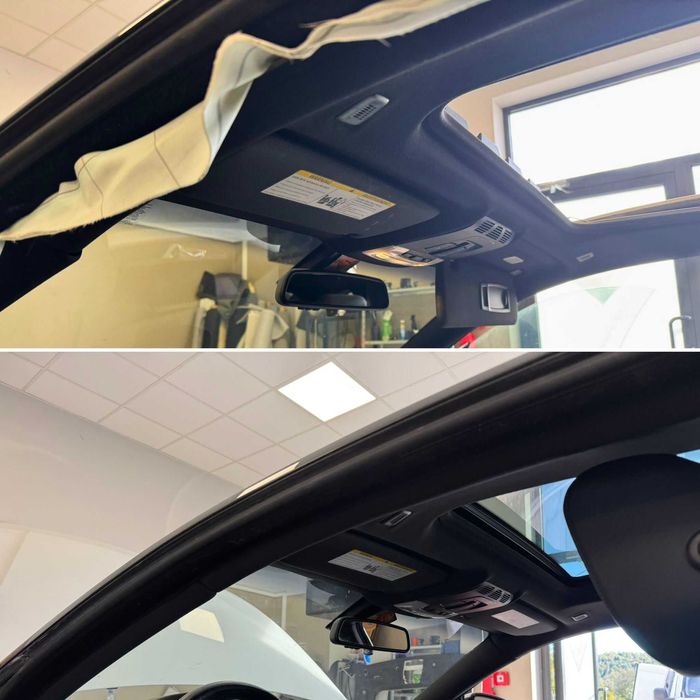 Naprawa podsufitki, regeneracja, zmiana koloru, tapicer samochodowy