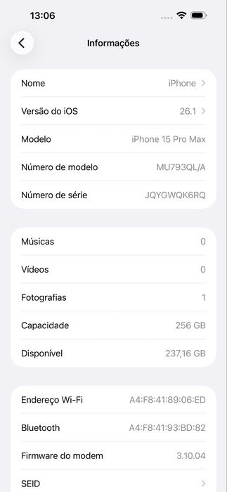 Iphone 15 Pro Max 256GB