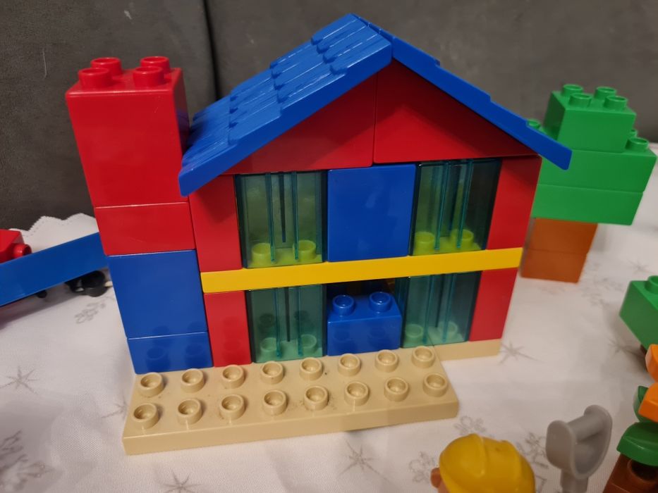 Dźwig I betoniarka  Bob budowniczy 3597 Lego duplo unikat