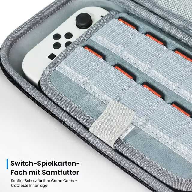 Twarde Etui MEKO do Nintendo Switch – Czarne