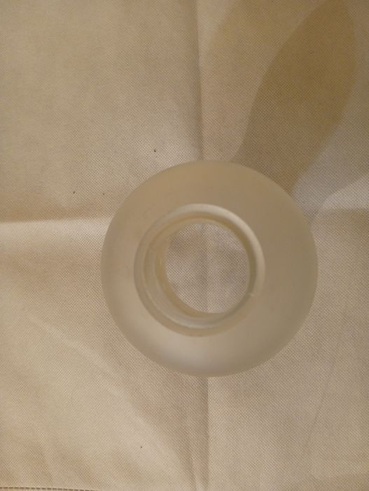 Tulipa de vidro para candeeiro