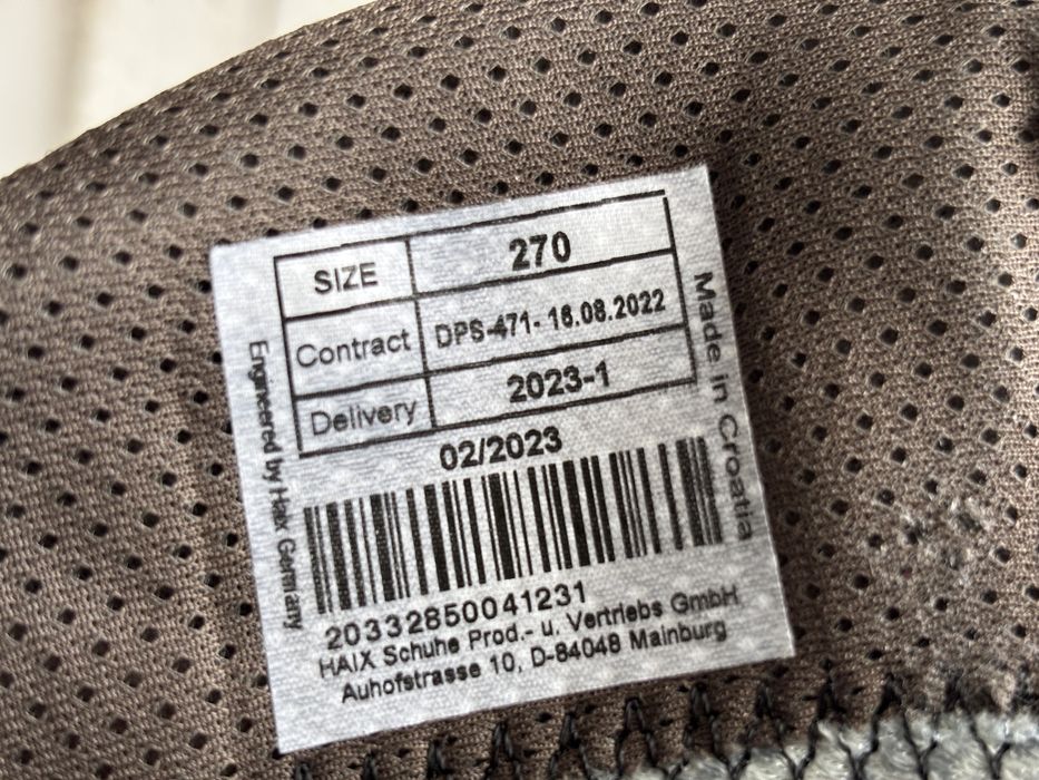 Берці HAIX 27 розмір б/у