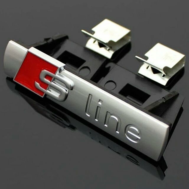 Emblema simbolo Audi S line Sline