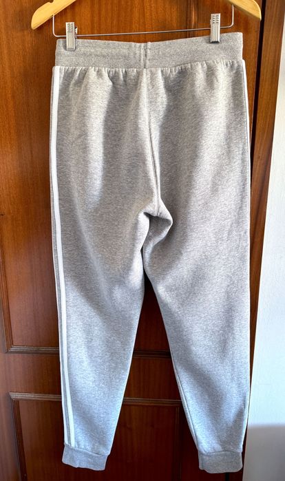 Calças Adidas Originals - 3-Stripes, Em Fleece, Como Novo