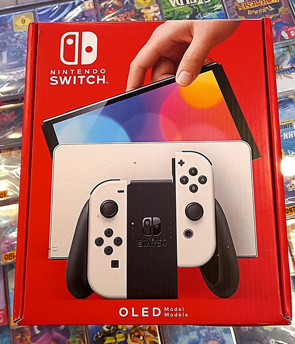 Konsola Nintendo Switch OLED / w. biała/ Super stan! Sklep Chorzów