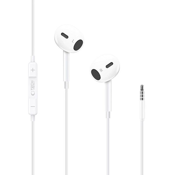 Słuchawki Tech-Protect Ultraboost Core G2 Mini Jack - białe