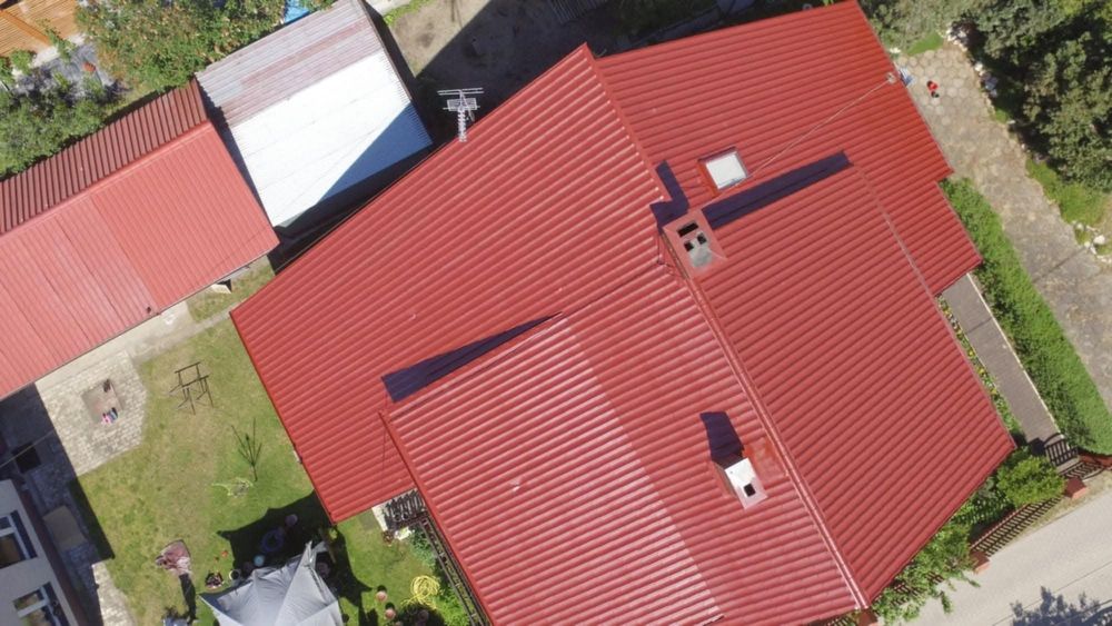 Malowanie dachów. Mycie impregnacja