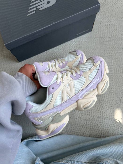 Спортивні жіночі кросівки New Balance 9060  нью баланс лілові
