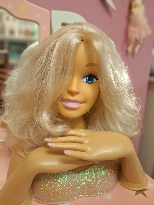 Głowa Barbie do czesania stylizacji