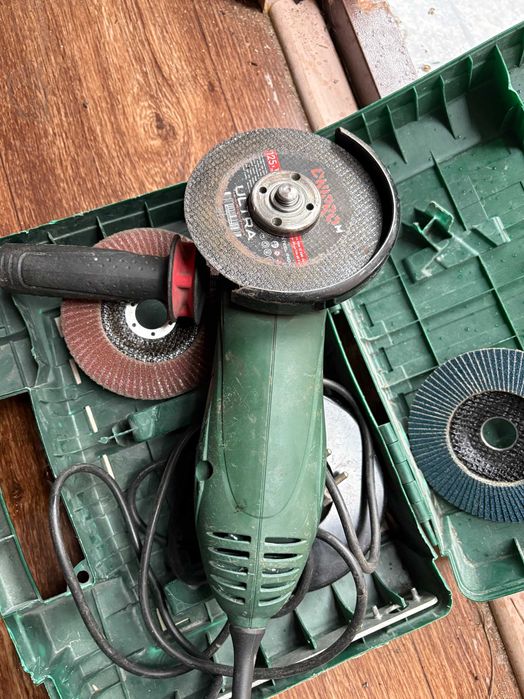Болгарка Bosch PWS 750-125, 750 Вт, оригінал, кейс