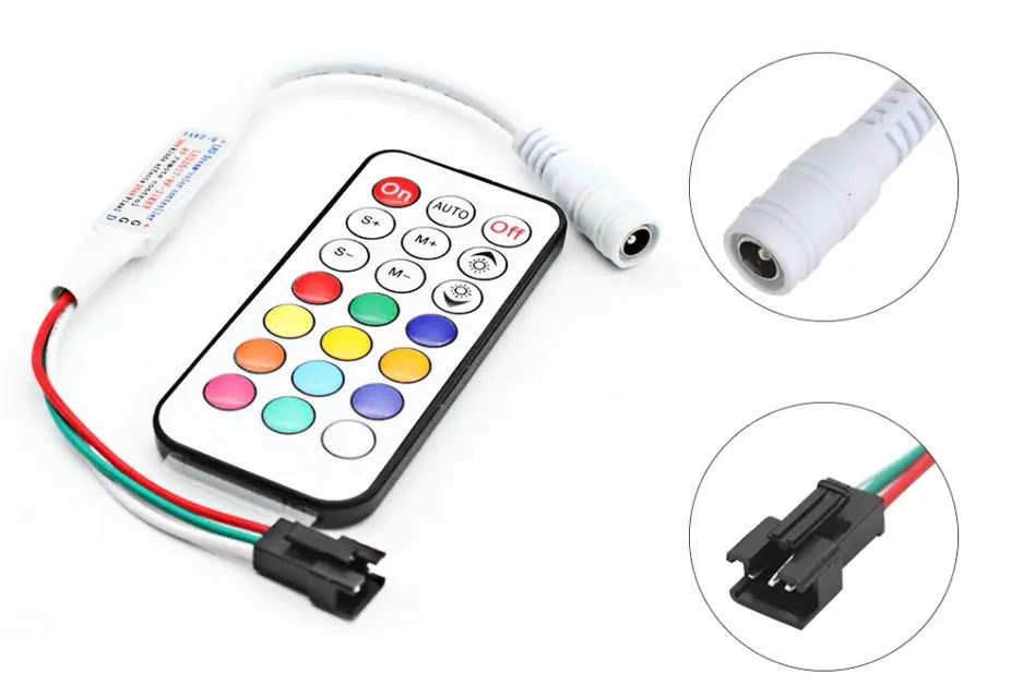 Контролер RGB WS2811 12V з пультом ДК | Для адресної LED стрічки