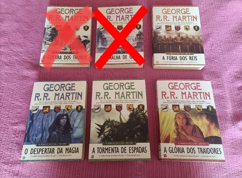 As Crónicas de Gelo e Fogo - Livros 1-6