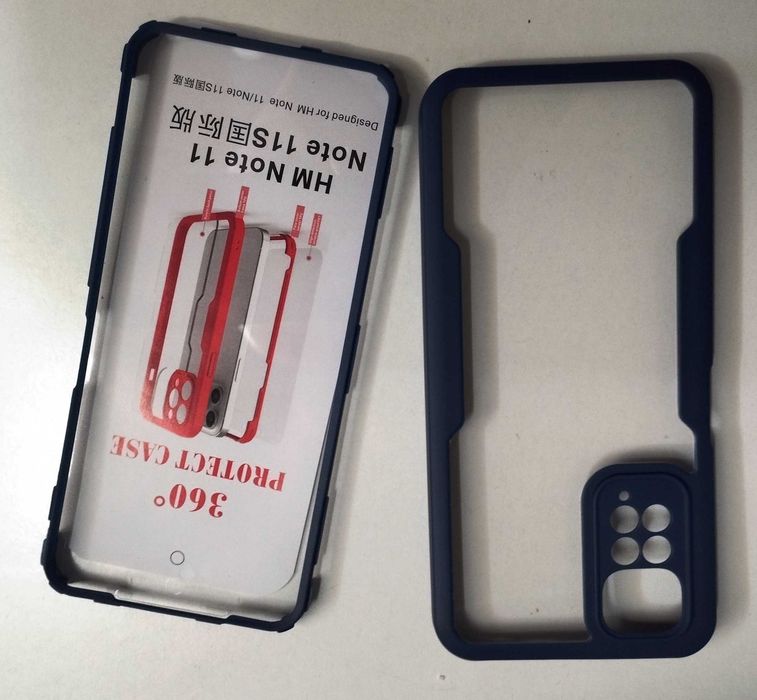 Capa antichoque com argola para Xiaomi Redmi Note 11