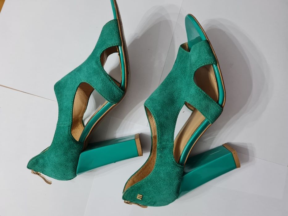 Buty-sandały, Maccioni, rozmiar 39, wysokość 9cm,stan bardzo dobry