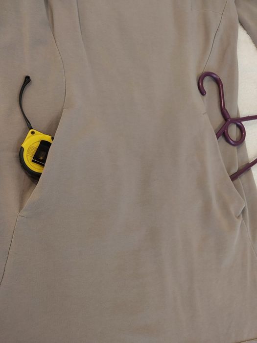 Bawełniana sukienka 38 Rękaw 3/4 typu dresówka