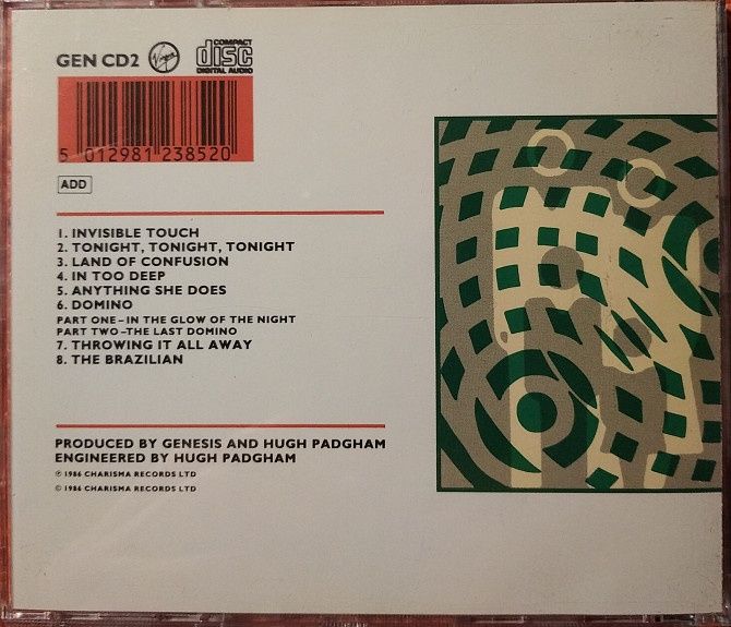 Cd диск Genesis – Invisible Touch (1986)