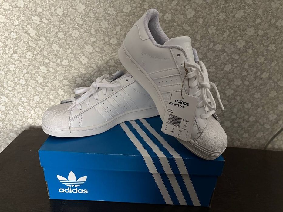 Оригинал Adidas Superstar Originals белые,  44 2/3, 28,5 стелька