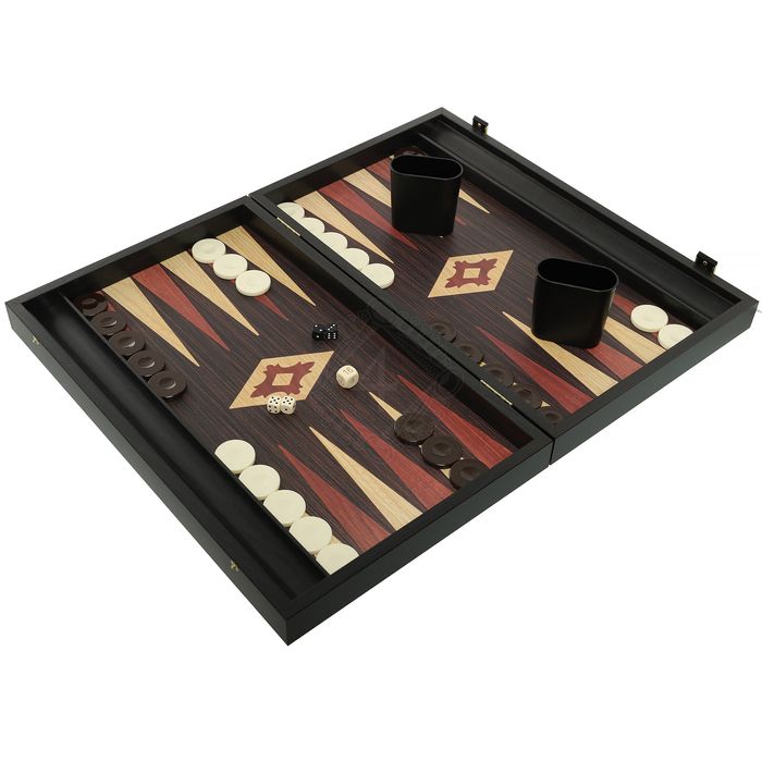 Replika drewnianego backgammona Wenge