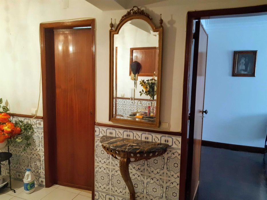 Conjunto Mesa e Espelho, anos 60, excelente estado e qualidade