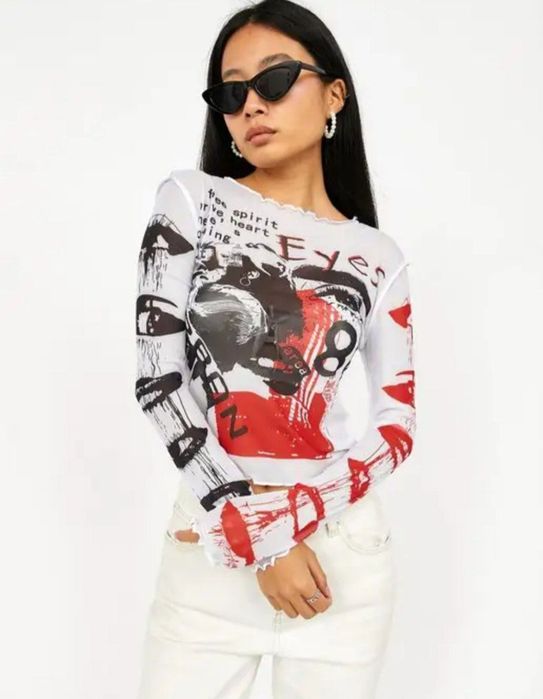 Лонг-сітка в стилі Y2k