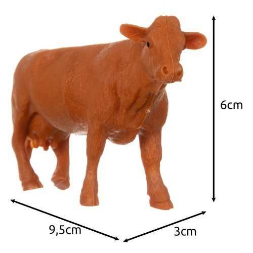 Figurki zwierząt gospodarskich – zestaw 12 szt. do zabawy i nauki