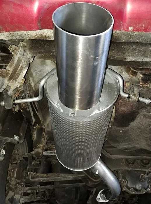 Tłumik przelot wydech Subaru forester SG SF 2,0 2,5 100mm BULGOCZĄCY !
