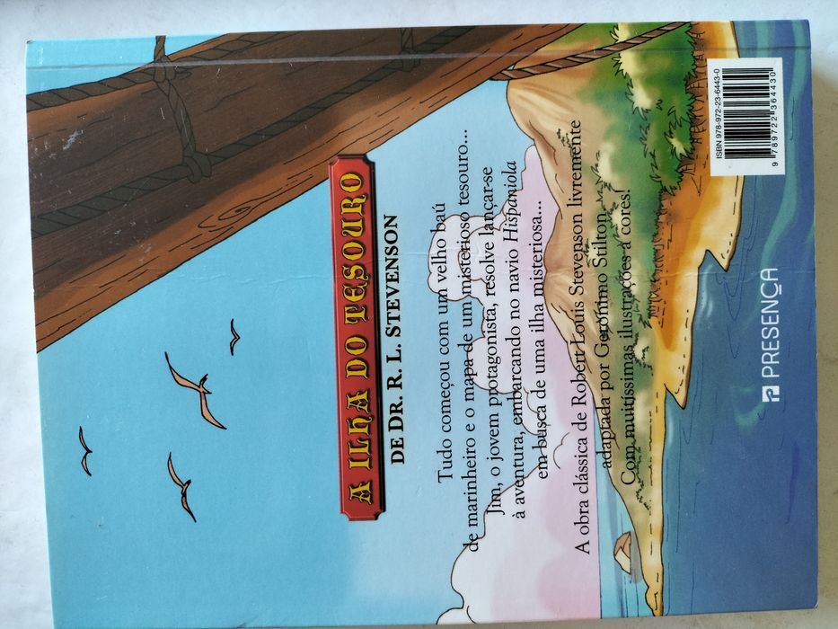Livro Gerónimo Stilton, "A Ilha do Tesouro "