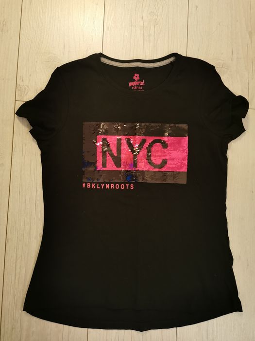 T-Shirt rozmiar 158-164 cekiny