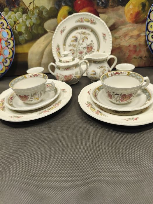 Porcelana angielska,zestaw.