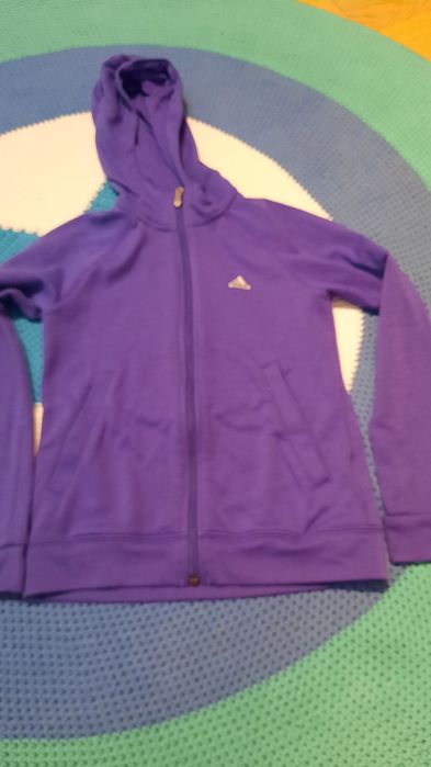 Adidas bluza r.134,fioletowa, Gant, Hilfiger, Zara, Gap