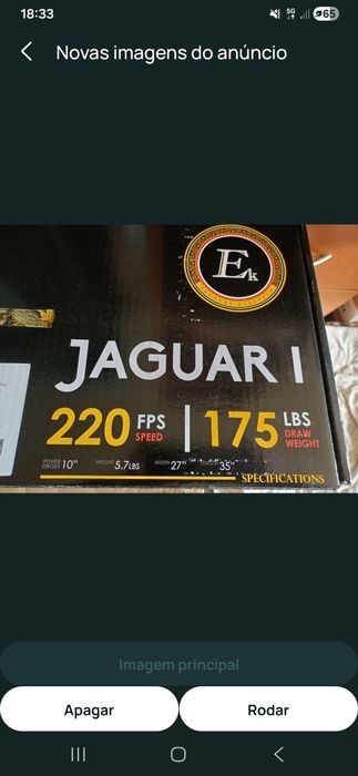 EK BESTA recurva JAG I, 220 fps 175 lbs 
EK BESTA recurva JAG I