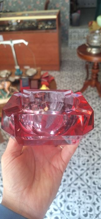 Moser popielniczka art deco
