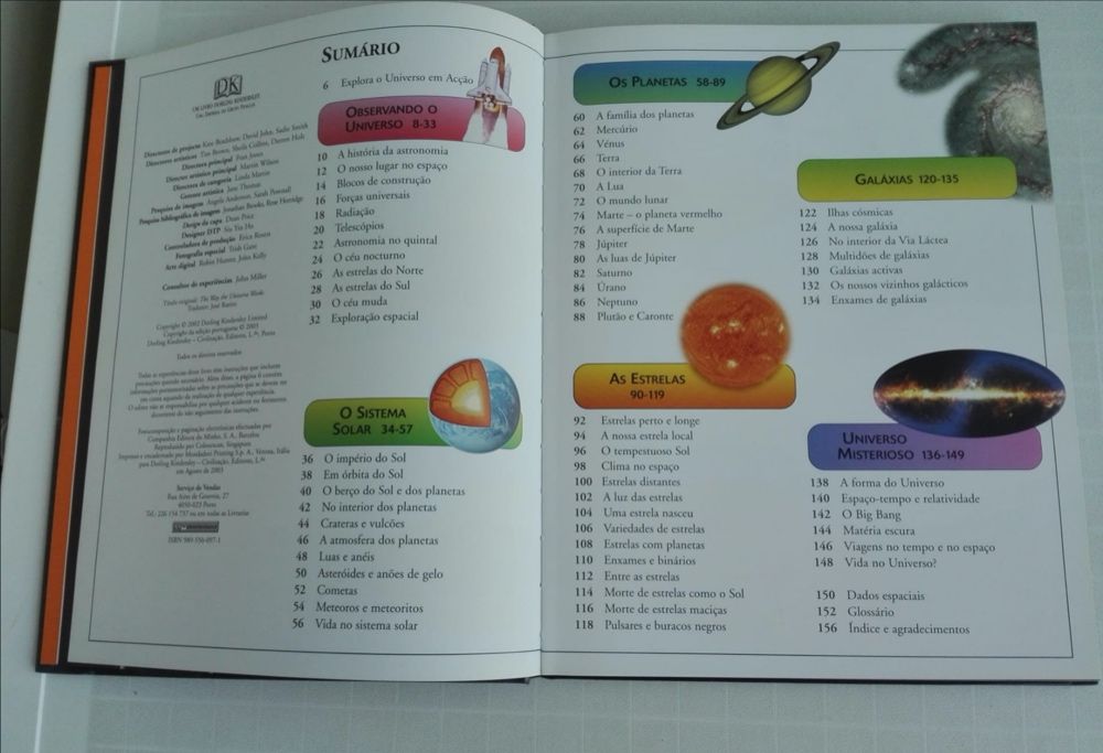 Livro "Explora o Universo em Acção"