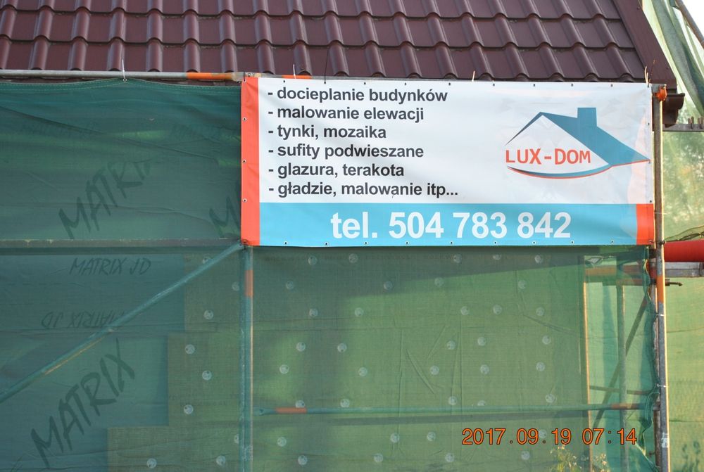 Docieplenia budynków, malowanie elewacji