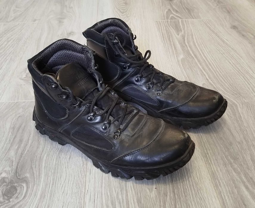 Кожаные тактические ботинки