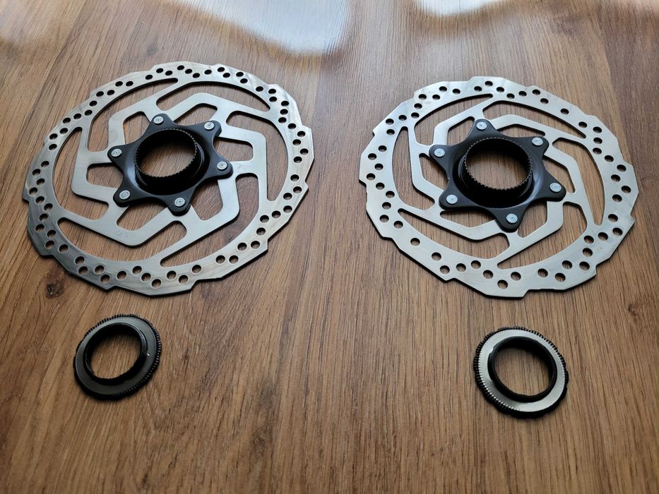 Zestaw 2x tarcza hamulcowa Shimano SM-RT10 180 mm i 160 mm