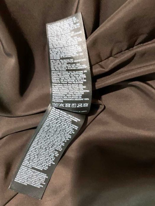 Очень теплый женский шоколадный пуховик  Uniqlo midi(р.S-M)оригинал