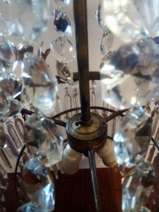 lindo antigo lustre - a funcionar