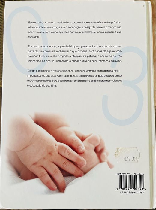 Livro O Bebe de 0 aos 3 anos