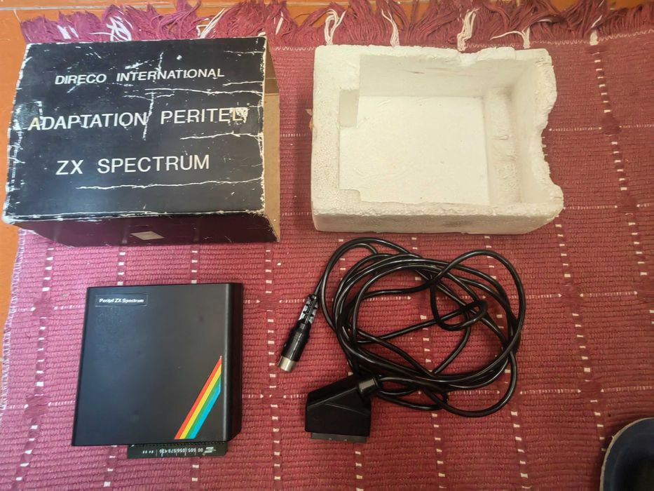 interface e cabo scart zx spectrum 48k