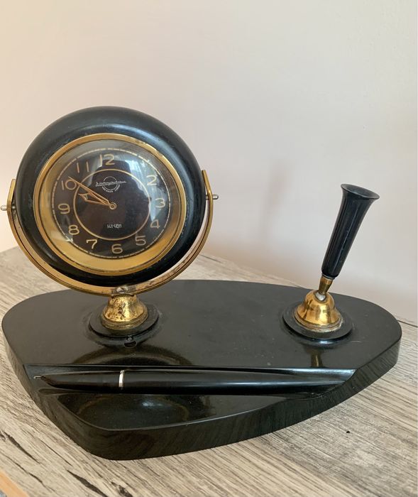 Письменный набор часы Агат СССР